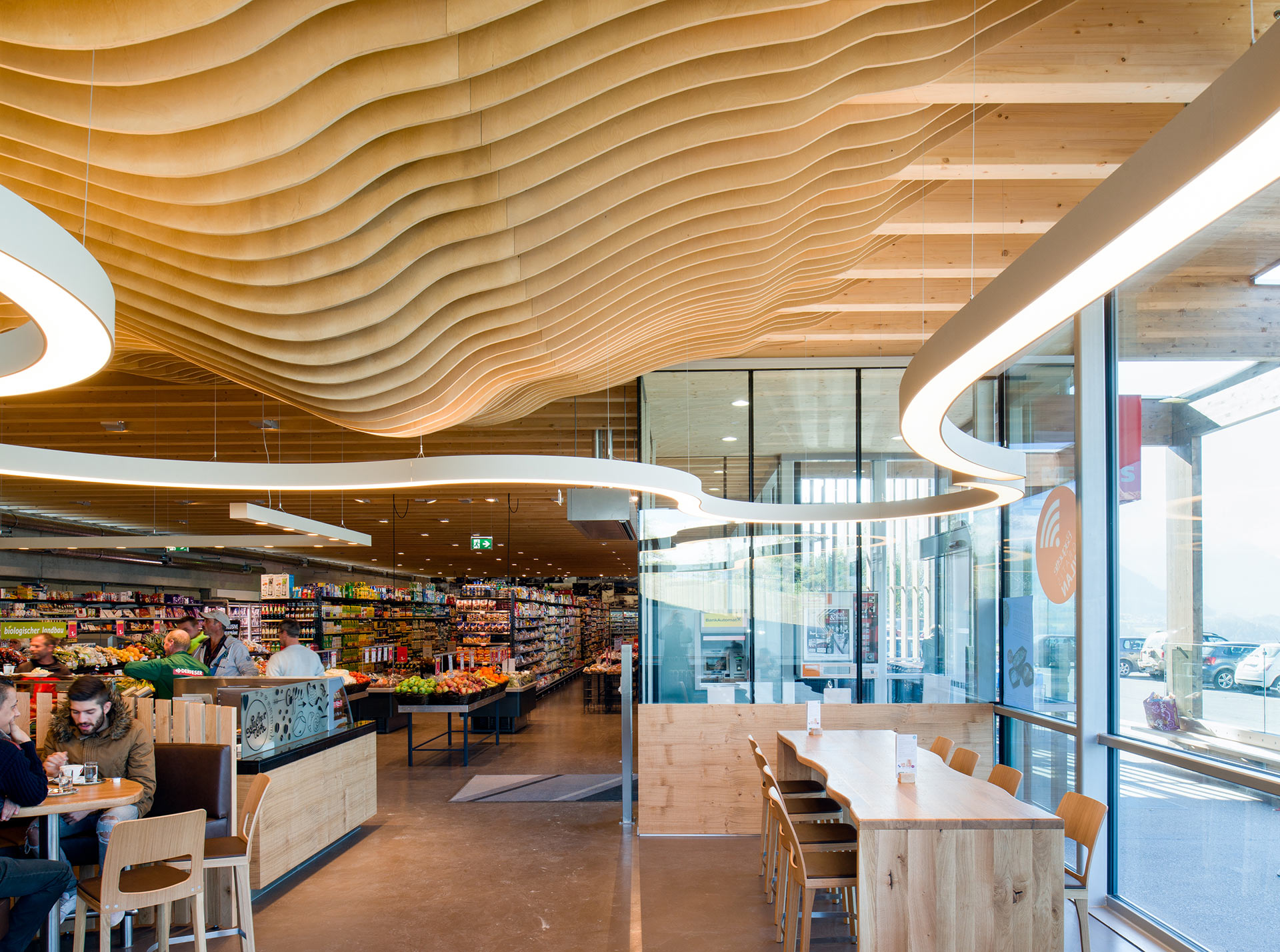 i-unit-architekten--Supermarket M-PREIS, Patsch, Tyrol, Austria